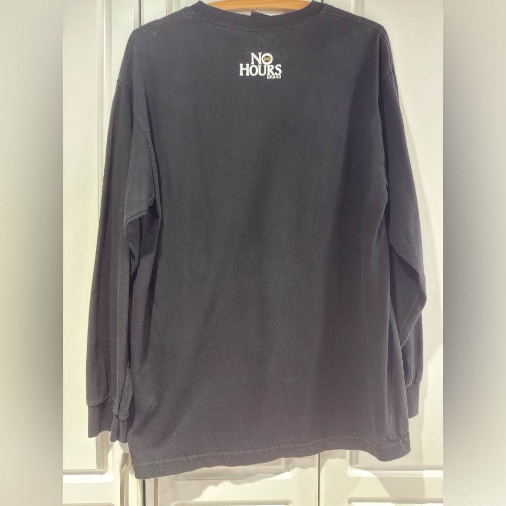 No Hours Black Graphic Sweatshirt - Picture 3 of 11